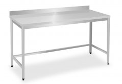 GG Nerezový stůl přístěnný 1600x700x850mm