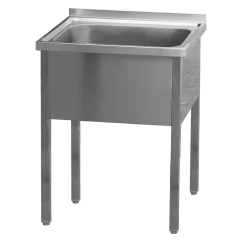 Stůl mycí 70x60x90 - 1x dřez 50x50x32 | REDFOX - MSJ 6007
