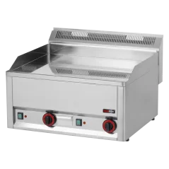 Grilovací deska 65x48 elektrická durable chrom hladká bez podestavby 400 V | REDFOX - FTHC 60 EL