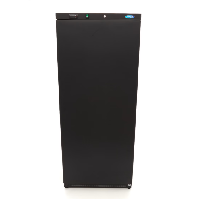 Maxima Mrazící skříň 600l, 6 pevných polic, černá