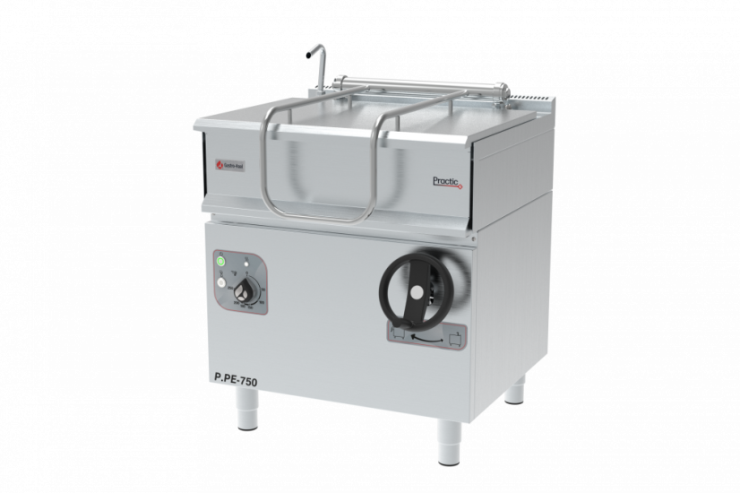 Elektrická smažící pánev P‑PE‑750‑C – objem 50 l, litinová vana Elektrická smažící pánev P‑PE‑750‑C – objem 50 l, litinová vana