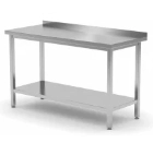 Nerezové stoly přístěnné s policí