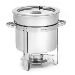 Forgast Kulatý chafing – ohřívač na polévku na palivo, objem 7 l