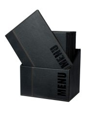 Box s jídelními lístky TRENDY, černá (20 ks)