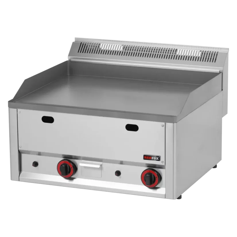 Grilovací deska 65x48 plynová hladká bez podestavby | REDFOX - FTH 60 GL