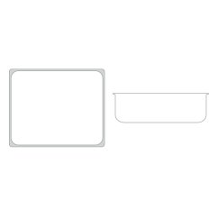 Gastronádoba GN 2/1 200 mm