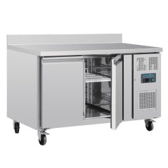 Polar dvoudveřový mrazicí stůl se soklem 282l