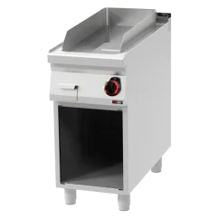 Grilovací deska 31x65 elektrická chromovaná hladká s podestavbou 400 V | REDFOX - FTHC 90/40 E