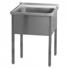 Stůl mycí 70x60x90 - 1x dřez 60x50x32 | REDFOX - MSJ 6007