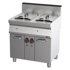 Fritéza plynová dvojitá 0,8 kW/l, 15+15 l s podestavbou | REDFOX - FE 70/80 G