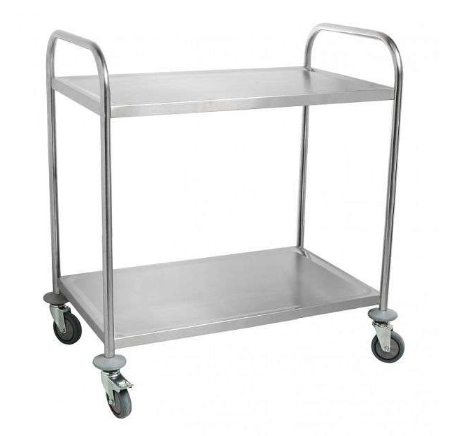 GG 2 patrový nerezový vozík na použité nádobí-