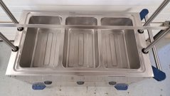 Výdejní vozík s 3 ohřívacími skříňkami BLANCO SAG 3