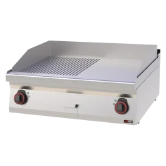 Grilovací deska 80x51 elektrická chromovaná kombinovaná bez podestavby 400 V | REDFOX - FTHRC 70/08 E