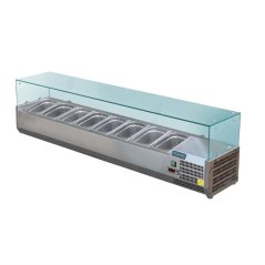 Polar chlazená servírovací vitrína pro 8 GN 1/3