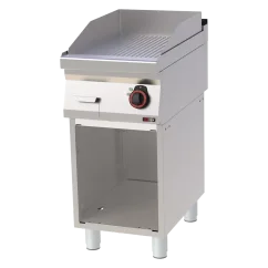 Grilovací deska 40x51 elektrická rýhovaná s podestavbou 400 V | REDFOX - FTR 70/40 E