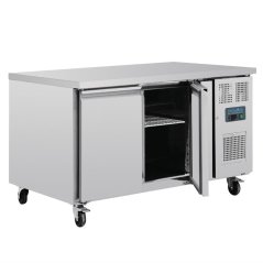 Polar dvoudveřový cukrářský chladicí stůl 427l