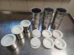 Pacojet - nerezové nádoby s víčkem – 1 l kus nebo komplet sada