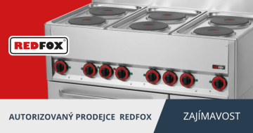 Autorizovaný prodejce gastro vybavení značky REDFOX