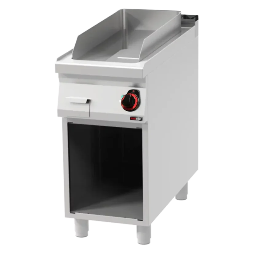 Grilovací deska 31x65 elektrická hladká s podestavbou 400 V | REDFOX - FTH 90/40 E