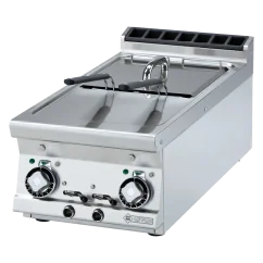 Fritéza elektrická dvojitá 0,75 kW/l, 8+8 l bez podestavby 400 V | RM - F2/8T-74ET