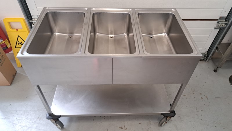 Vodní lázeň ABNER EKG – 3/III  pro 3 x GN 1/1