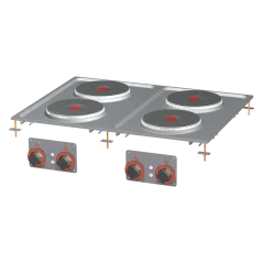 Sporák drop-in elektrická 4x drop-in plotýnka 400 V | RM - PCD-68ET