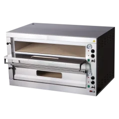 Pizza pec podlouhlá dvoupatrová 12x d=33 cm | REDFOX - E 12 L
