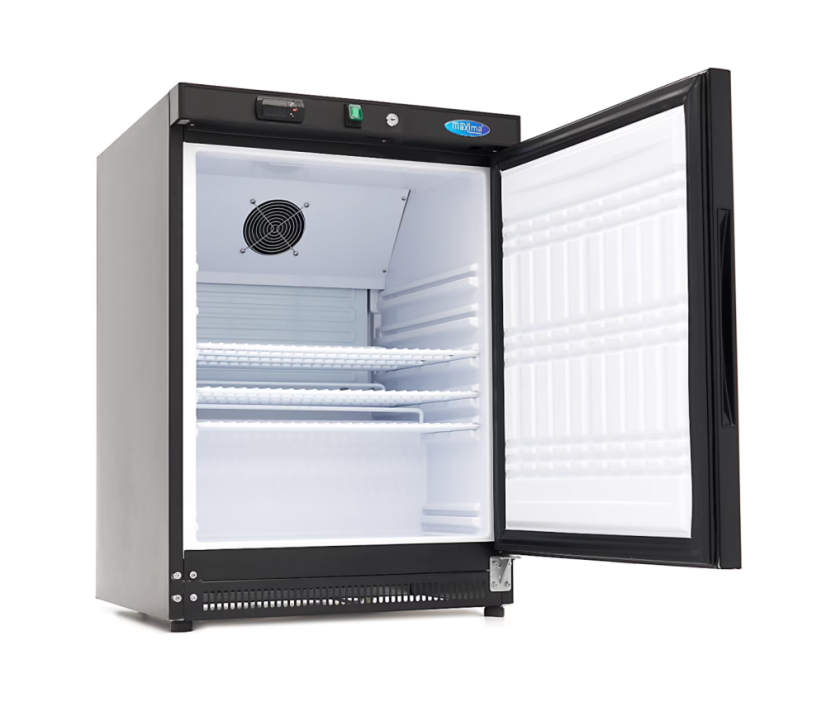 Chladnička 200 l – 3 nastavitelné police, černá