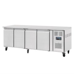 Polar čtyřdveřový chladicí stůl 449l