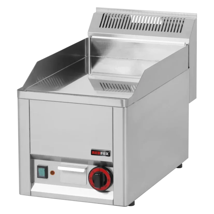Grilovací deska 32x48 elektrická durable chrom hladká bez podestavby 230 V | REDFOX - FTHC 30 EL