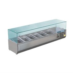 Polar chlazená servírovací vitrína pro 6 GN