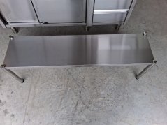 Nerezová nástavba stolová jednopatrová 138x35x41cm