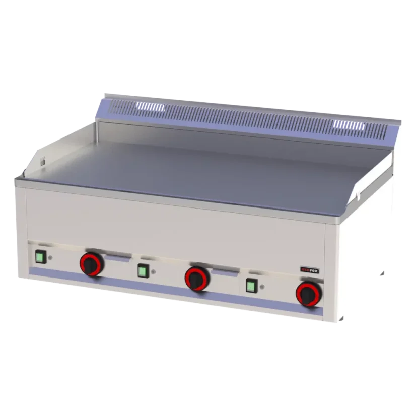 Grilovací deska 97x48 elektrická hladká bez podestavby 400 V | REDFOX - FTH 90 EL