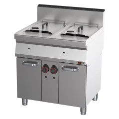 Fritéza plynová dvojitá 0,8 kW/l, 15+15 l s podestavbou | REDFOX - FE 70/80 G