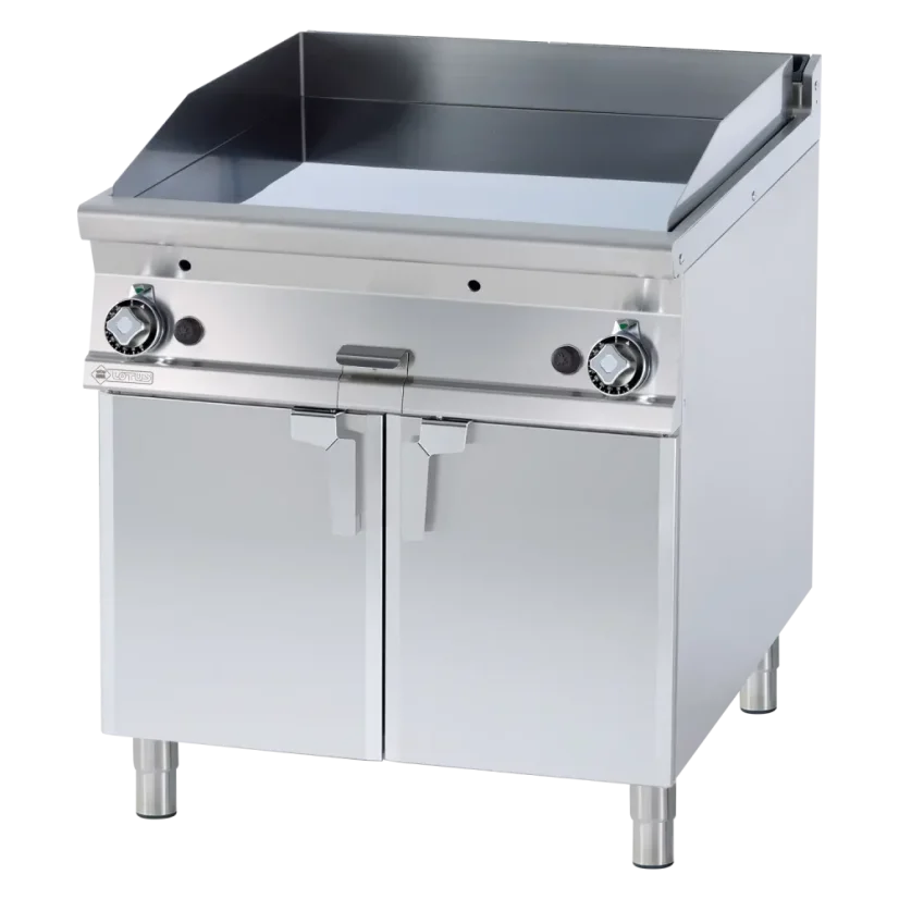 Grilovací deska 76x68 plynová hladká s podestavbou | RM - FTL-98GS