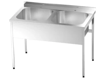 Nerezové stoly s dřezem