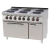 Sporák elektrický se statickou elektrickou troubou GN 2/1 - 6x plotýnka 400 V | REDFOX - SPT 70/120-21 E