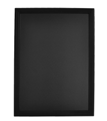 Nástěnná popisovací tabule UNIVERSAL, 60x80 cm, černá