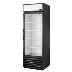 True 538l chladnička s 1 skleněnými dveřmi, stojící ve svislé poloze, černá, GDM-19T-HC-TSL01