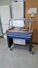 Mobilní chladící vana Rieber Rollito Kalt 2x GN1/1/ banketní vozík / bufetový pult