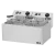 Fritéza elektrická dvojitá 0,38 kW/l, 8+8 l stolní 230 V | REDFOX - FE 77 E