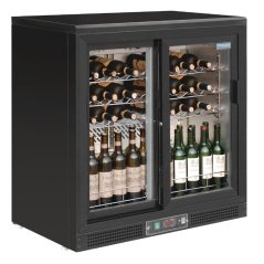 Polar chladicí skříň na víno s posuvnými dveřmi 254l
