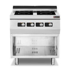 Indukční sporák, 4 hořáky, 14 kW/400V, 900
