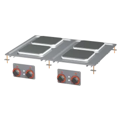 Sporák drop-in elektrická 4x drop-in plotýnka 400 V | RM - PCQD-68ET