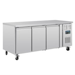 Polar třídveřový cukrářský chladicí stůl 634l