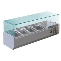 Polar chlazená servírovací vitrína pro 4 GN