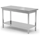 Nerezové stoly do prostoru s policí