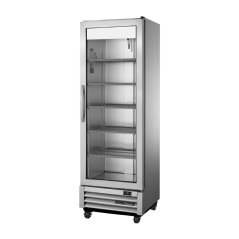 True Slimline chladnička s jedněmi skleněnými dveřmi T-15G-HC-FGD01