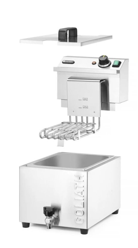 Hendi Fritéza Goliath XL s výpustí, 10L, 400V