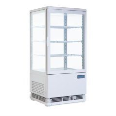 Polar chlazená vitrínová skříň bílá 68l
